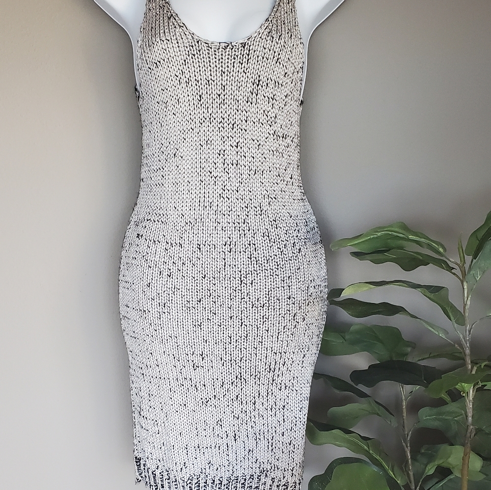 ❤H&M Silver Knit Dress